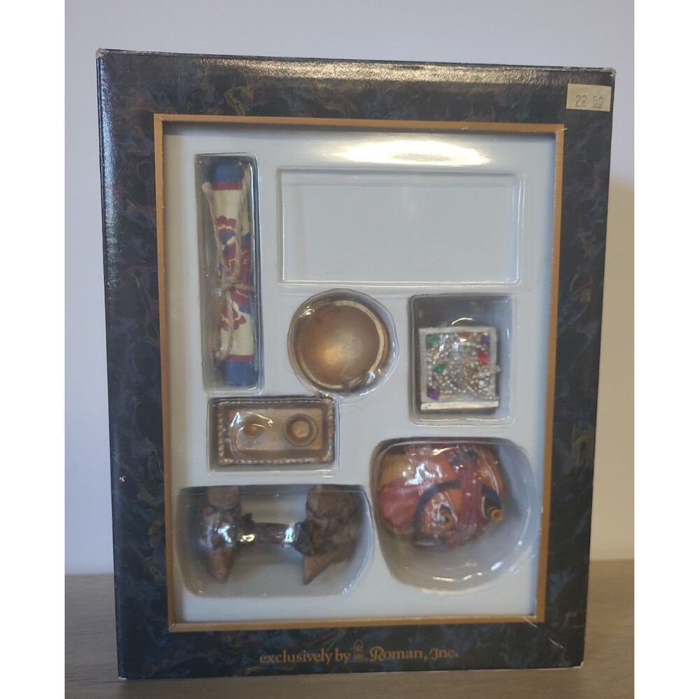 6 Piece Fontanini Kings Caravan Nativity Accessories #51194 Boxed